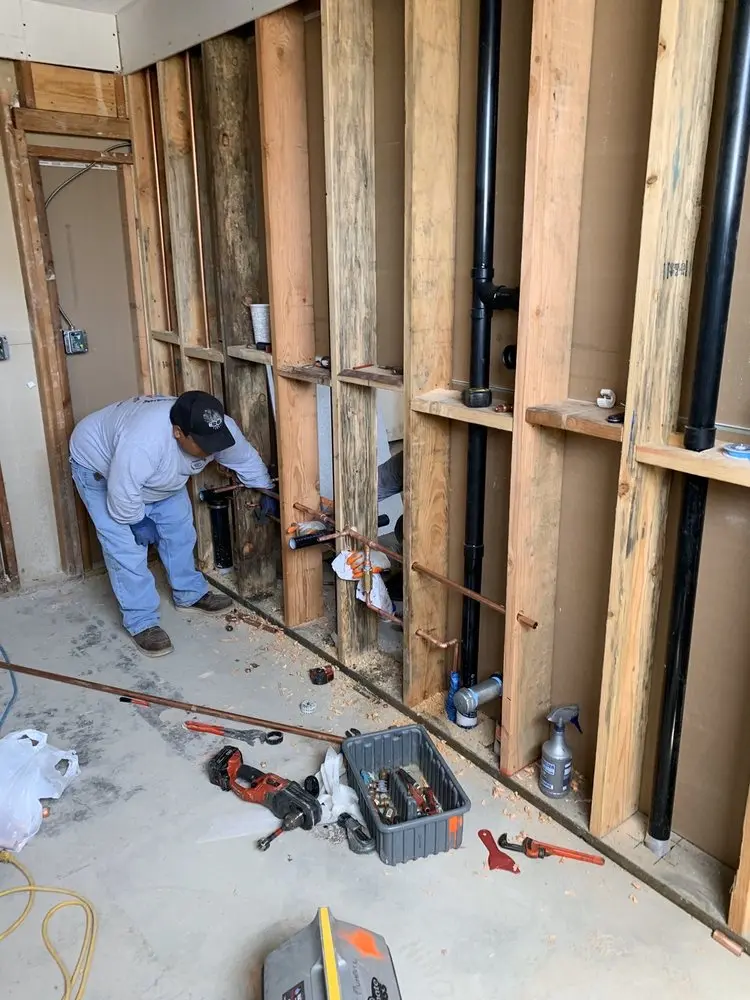 Commercial rough-in plumbing for Water Heater Replacement in Bachman-Northwest Highway